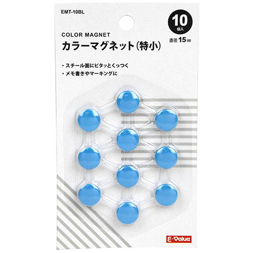 E-Value カラーマグネット 特小 EMT-10BL