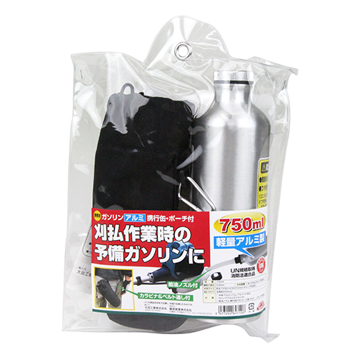 セフティー3 携帯用ガソリンアルミ携行缶 750ml