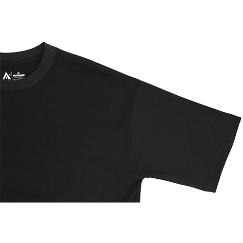 おたふく手袋 FUBAR オーバーサイズ5分袖 クールTシャツ 11.ブラックL FB-700