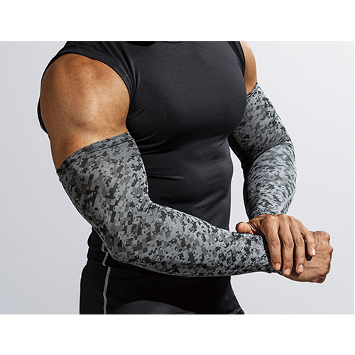 おたふく BT冷感 パワーストレッチ アームカバー 56 ネイビー L JW-618