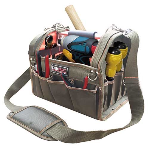 DBLTACT オープンキャリーバッグ ミニ カーキ DT-SRB-9KH