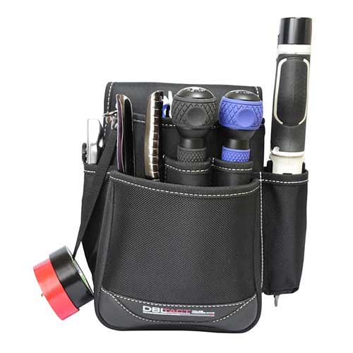 DBLTACT 腰袋 2段(200mm/150mm) DT-28-BK