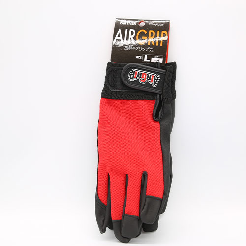 九州手袋工業 エアグリップ 赤 L 6789