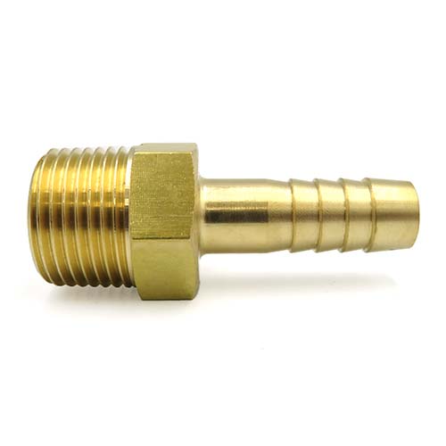 FLOBAL 黄銅製ホースニップル GHN-0207 1/4×7