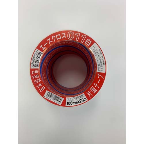 光洋化学 エースクロス011 アクリル気密防水テープ片面 白 100mm×20m