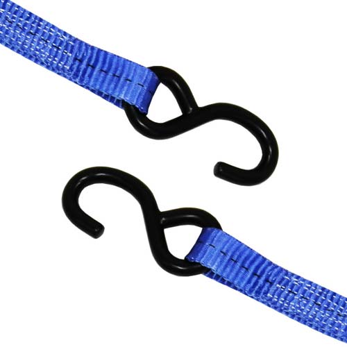 フリーク FREAK ラッシングベルト S字フック 青 0.75ton 幅25mm×長さ0.5+4m 75382
