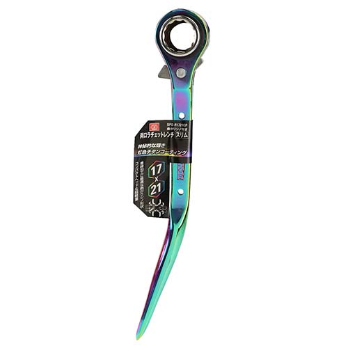 SK11 両口ラチェットレンチスリム SPD-R1721CP
