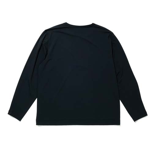 おたふく BT ゆったりストレッチ冷感 ロングスリーブ ハーフジップ クルーネックシャツ 11.ブラック S JW-743