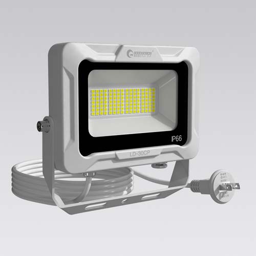 グッドグッズ LED投光器 30W 4500lm 昼白色 耐熱 LD-30CP