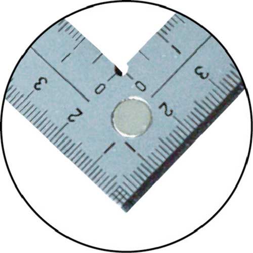 シンワ 曲尺 厚手広巾シルバー15cm 表裏同目マグネット付 10435
