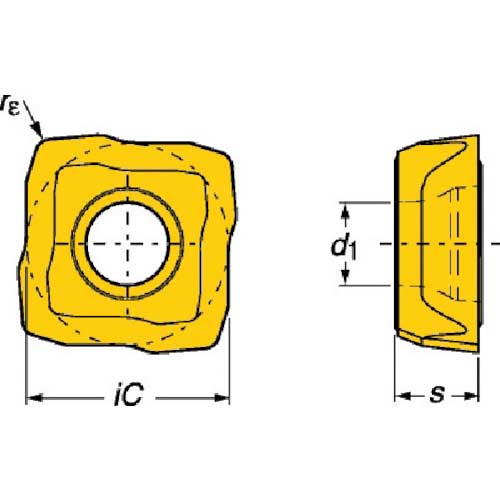 SANDVIK 穴あけ加工用チップ スーパーUドリル(365) 1044 880-01 02 03H-C-LM