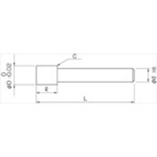NS アルミ用ロングシャンクエンドミル(アンダーシャンク) AL-3LS Φ6 6