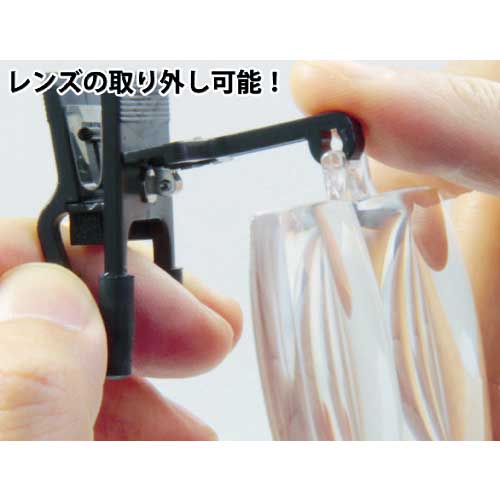 池田レンズ 双眼メガネルーペクリップタイプ2倍 HF-40E