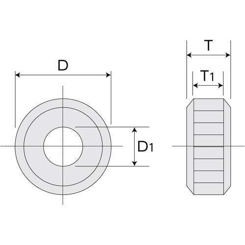 スーパー 当社規格転造ローレット駒(アヤ目用) 中目(2コ1組) 外径19.2mm KN30MRL