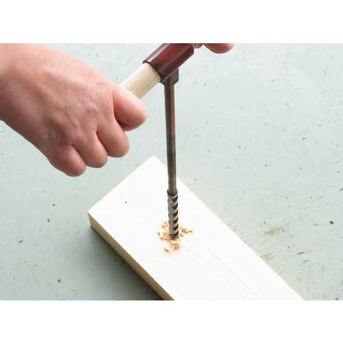 大西 木工用短捻リングオーガー(ハンドル付) 刃径13.5mm(005-135) NO5-135