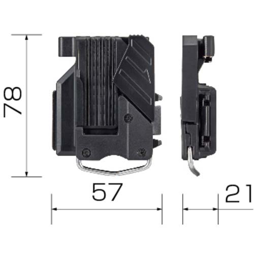 タジマ セフ後付ホルダー縦ベルト用 SF-THLD