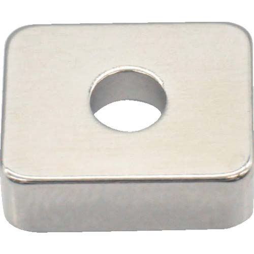 TRUSCO ネオジム角形磁石 皿ねじ穴付 12mm×10mm×4mm M3 1個入 T12K04-M3