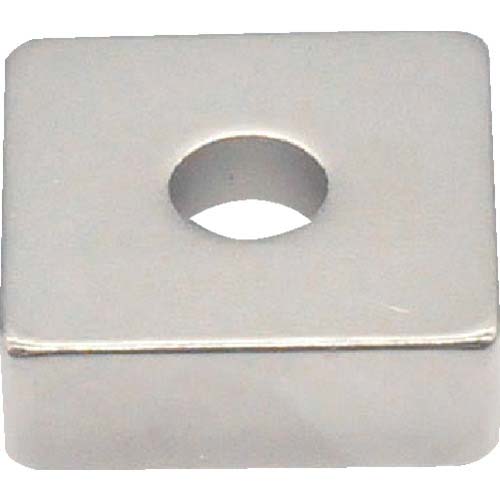 TRUSCO ネオジム角形磁石 皿ねじ穴付 15mmX15mmX5mm M4 1個入 T15K05-M4