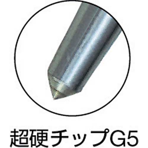 TRUSCO 超硬チップ付センターポンチ 全長M型100mm 直径Φ10 TCP-M