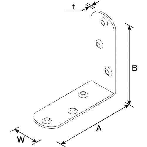 DAIDOHANT 補強金物 ステンレス 金折 (内皿) 75 00063486