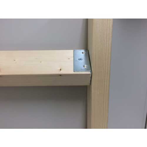 DAIDOHANT 2×4サポート コの字型 タイプ2 24-K2-BK 10179011