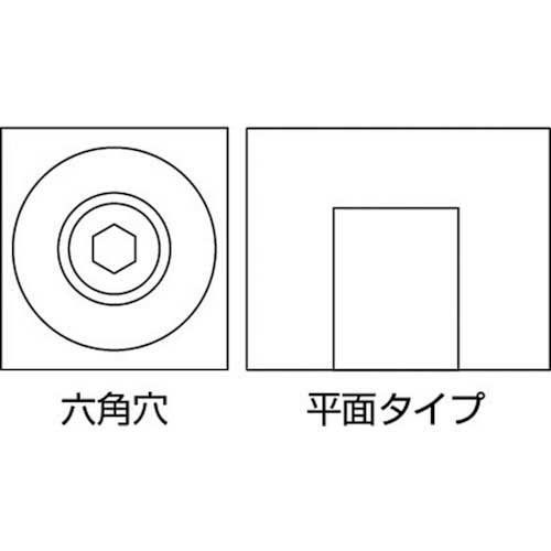 イースタン ステンレス製 六角溝ネジ付ベアリング 22SUS-6B2