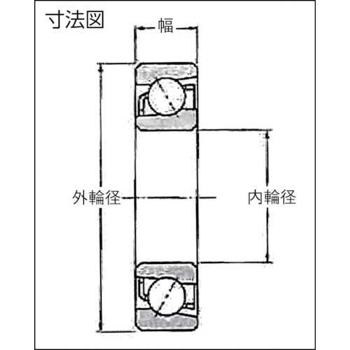 NTN B 中形ボールベアリング 内輪径50mm 外輪径90mm 幅20mm 7210の通販