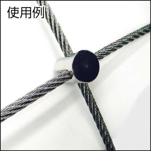 水本 ワイヤクリップ ステンレス ダブルクリップ 適合ワイヤー径1mm B-2187