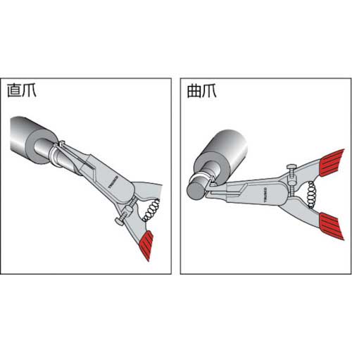 TRUSCO スナップリング軸用 スチール サイズS-9 60個入 B32-0009