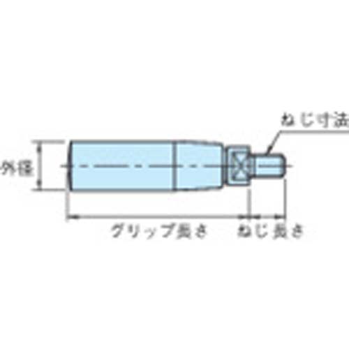 イマオ エンプラ回転握り(円筒型)22×85 ER22