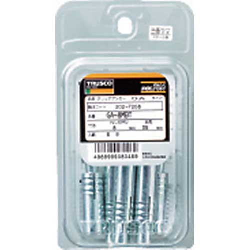 TRUSCO グリップアンカー スチール M16X60 2本入 (コンクリート用アンカー/本体打込み式) GA-16MBT