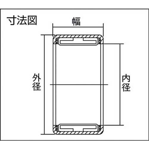 イナ ワンウェイクラッチ 内径8×幅12mm HF-0812