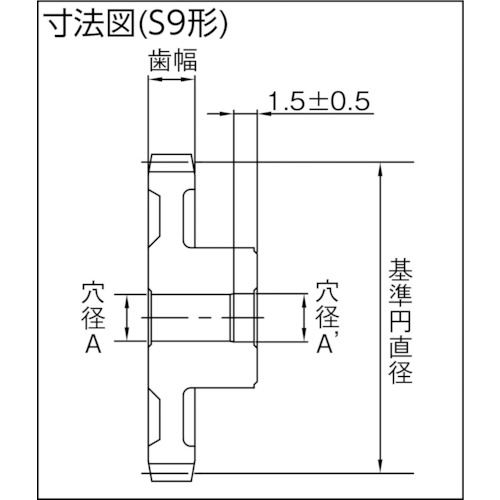 【廃番】KHK 焼結平歯車LS0.8-50