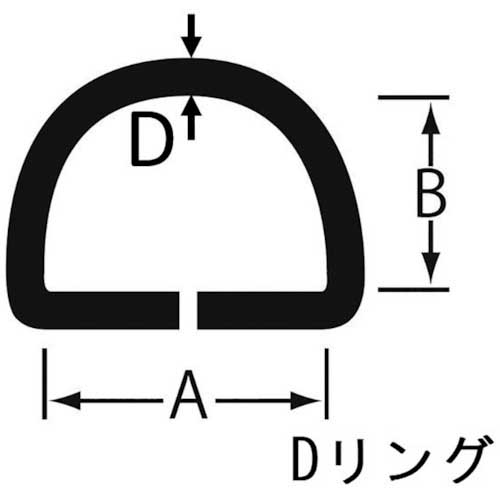 ニッサチェイン ニッケルカン座&Dリング 20mm (2個入) P-10140