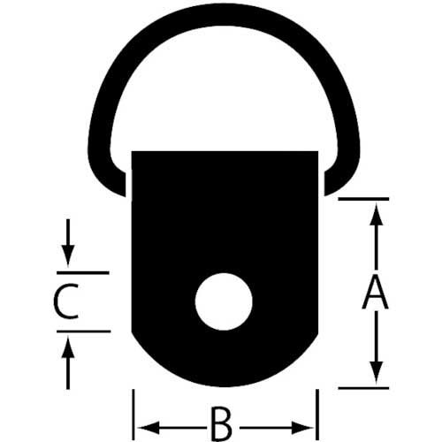 ニッサチェイン ニッケルビラカン 19mm (4個入) P-10145
