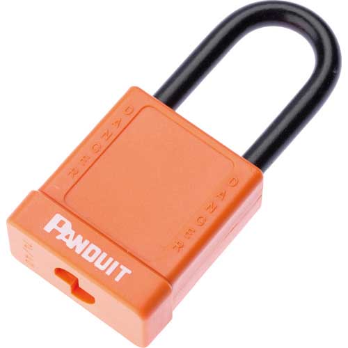PANDUIT ロックアウト用非電導性パドロック オレンジ (1個=1箱) PSL-8OR