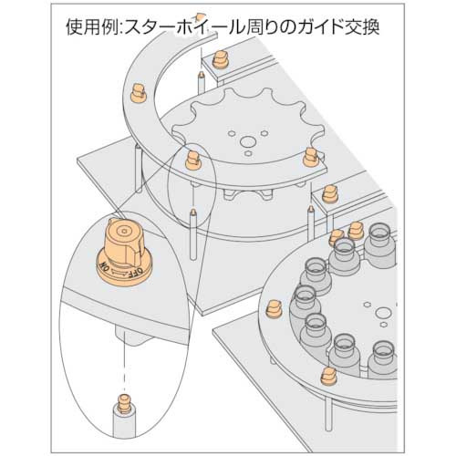 イマオ ピンホールドクランパー QCPC0834-14