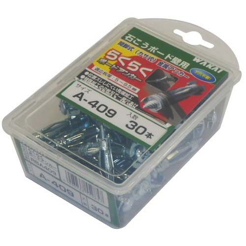 WAKAI VPらくらくボードアンカー 409 (30本入) RBA409