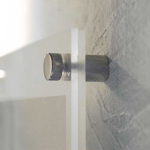 TRUSCO サインナット平丸Φ12―10 クロームメッキ 1個入 SN-AA110