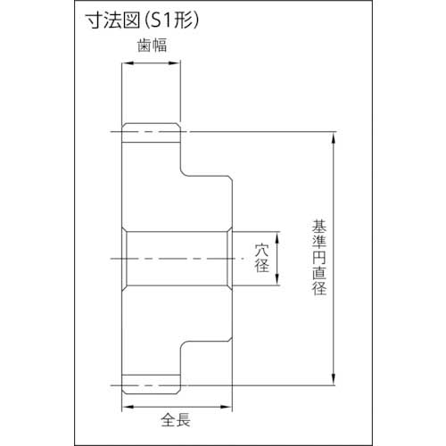 KHK 平歯車 SS2.5-27 並歯