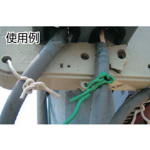 TRUSCO カラー針金 ビニール被覆タイプ グリーン #12 線径2.6mm 1kg TCW-26GN