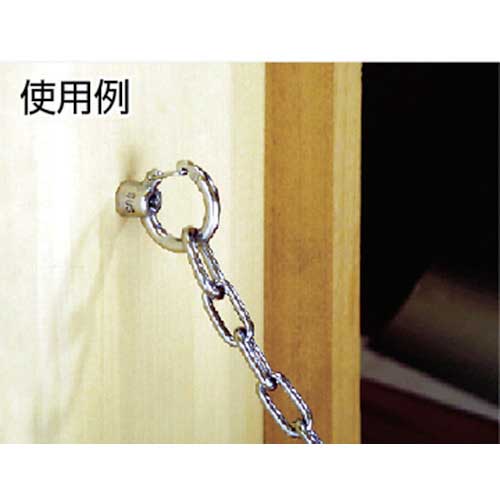 TRUSCO ステンレス フックアイナット ねじ径M10X1.5 (1個=1袋) TFIN-10