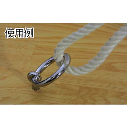 TRUSCO 丸カンスクリュー ステンレス製 7mm (1個=1袋) TMS-7M