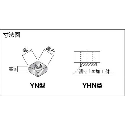 YAMATO 4角ナットYN-04-4 YN-04-4