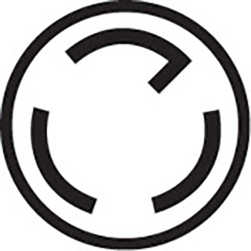 アメリカン電機 引掛形 ナイロンコネクタボディ 接地2P20A250V 3224N-L6