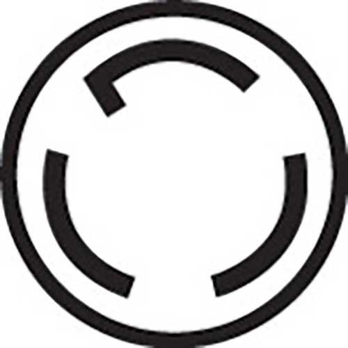 アメリカン電機 引掛形 ゴムプラグ 接地2P30A250V 3322R-L6