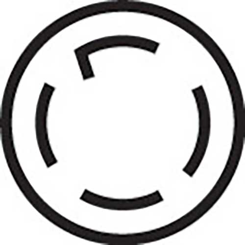 アメリカン電機 引掛形 ゴムプラグ 接地3P30A250V 4322R-L15