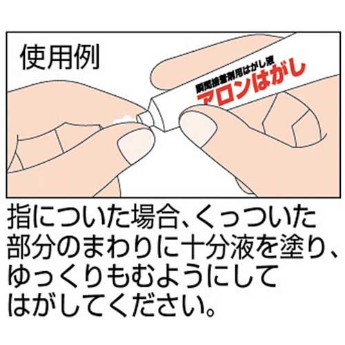 アロン 瞬間接着剤用はがし液 アロンはがし 10g AA-HAGASI