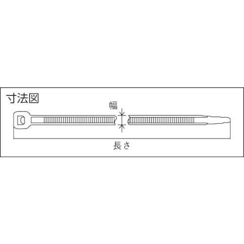 TYTON ABタイ 幅3.5X長さ152mm 屋外用(100本入) AB150-W