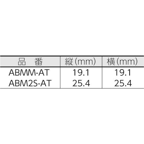 PANDUIT マウントベース アクリル系粘着テープ付き 耐候性黒(500個入